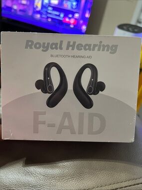 Royal Hearing F-AID Bluetooth Hearing Aid, a 2-in-1 hybrid device